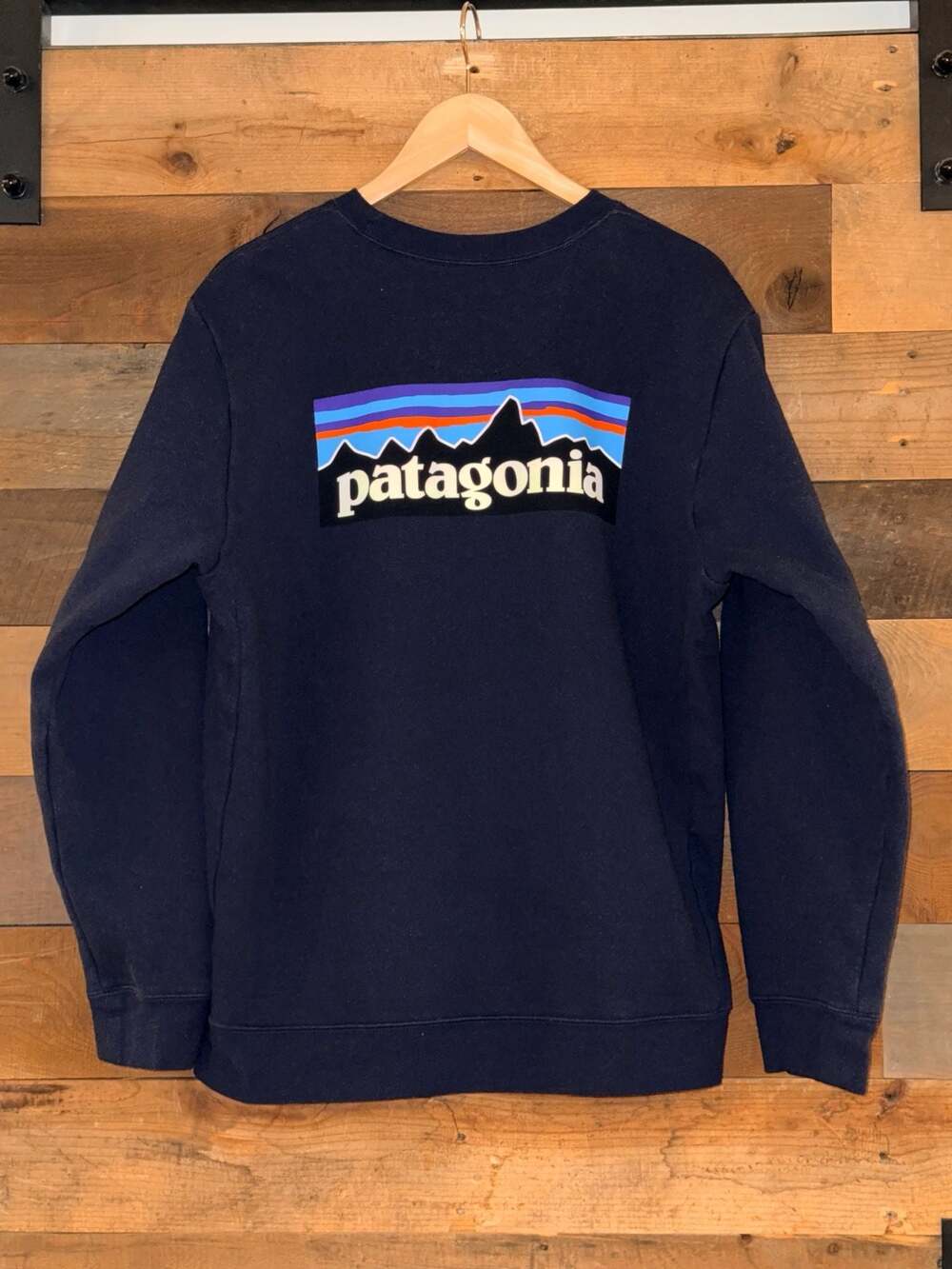 Patagonia P-6 Logo Uprisal Crew Sweatshirt New Navy Men's L / Women's XL